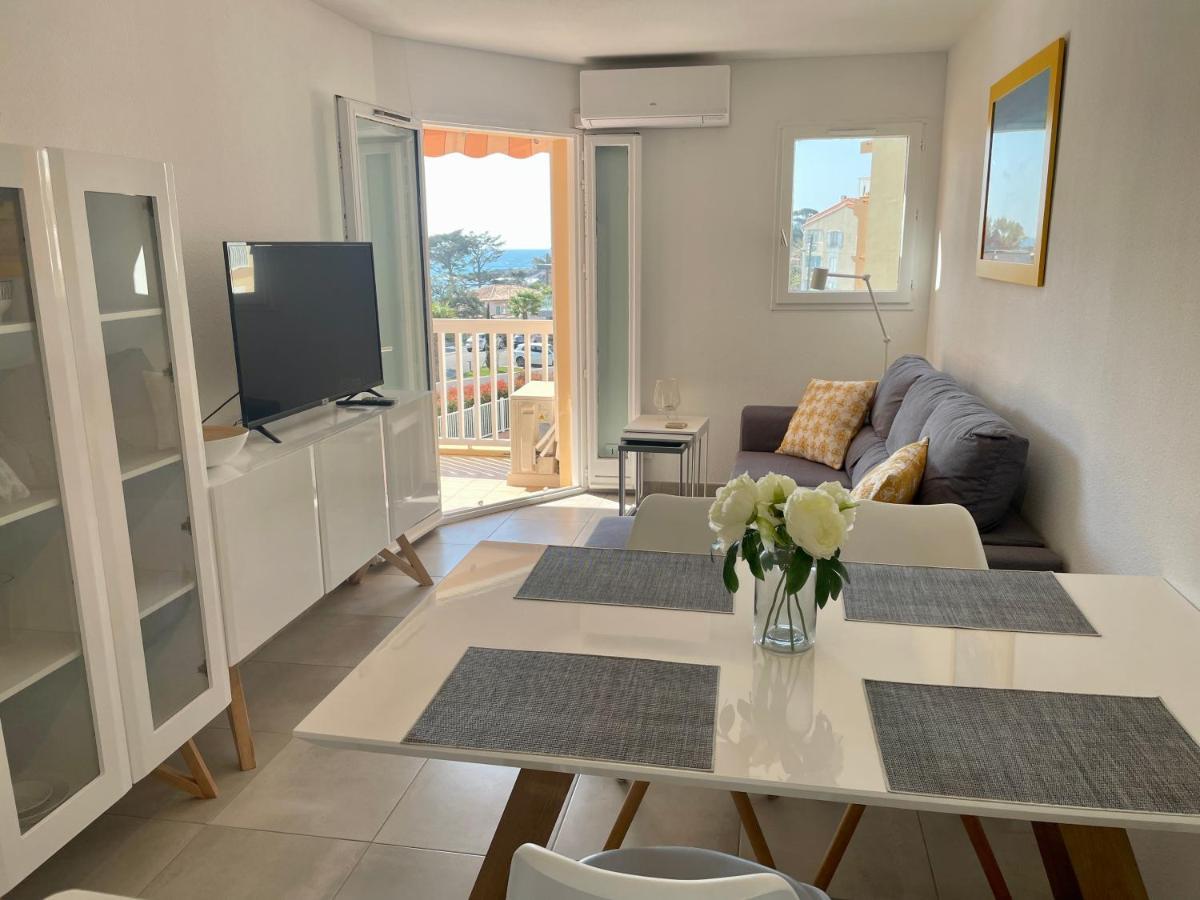 Apartment Newly Renovated Aircond-Wifi-Pool-Sea View-150M To Beaches- 생타굴프 외부 사진